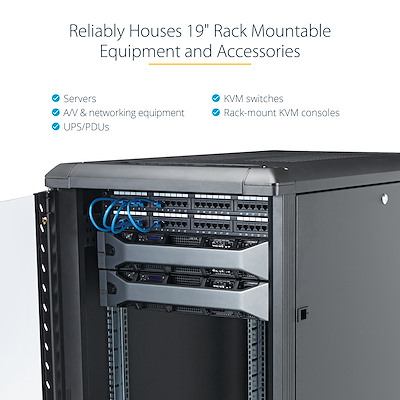 Securely store servers, network and telecommunications equipment