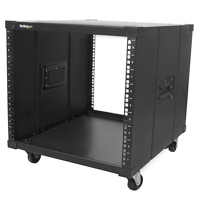 Draagbare server rack met handvaten - rolbare serverkast - 9U