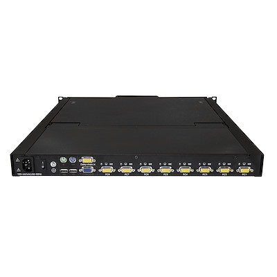 8 Port Rackmount KVM Console w/ 6ft Cables - Integrated KVM Switch