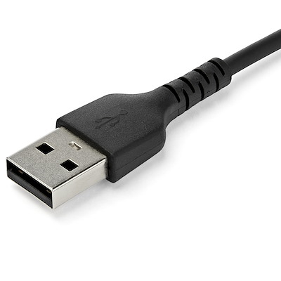 StarTech.com Câble USB vers USB-C de 1m - Cordon USB USB-C Enroulé à Usage  Intensif - Câble USB-A vers USB-C en Fibre Aramide Robuste - Chargeur USB-C  M/M - Adaptateur Thunderbolt 3