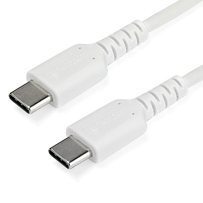 1 m USB-C-kabel - vit