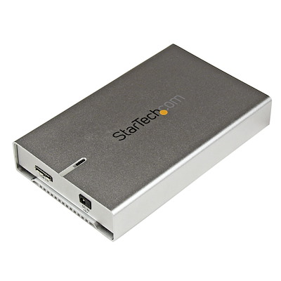 2,5" USB 3.0 SATA III-hårddiskkabinett i aluminium med UASP – SSD/HDD höjd upp till 12,5 mm