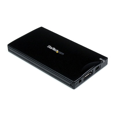 Manhhatan 130240 Slim Design USB 2.0 Hard Drive Enclosure for 2.5" SATA 
