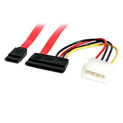10in SATA Serial ATA Data and Power Combo Cable