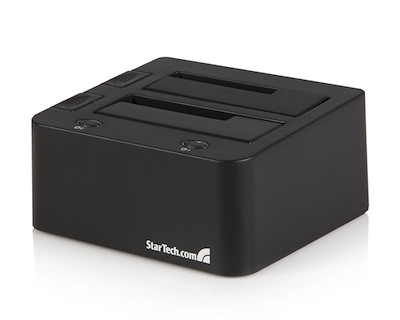 eSATA USB to SATA External HDD Dock for Dual 2.5 or 3.5in Hard Drive