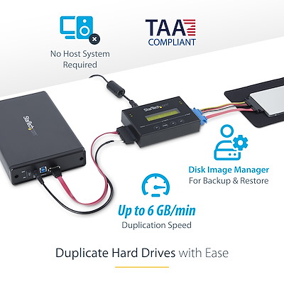 StarTech USB 3.0接続SATAハードディスク用デュプリケータ