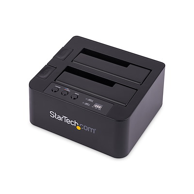 eSATA / USB 3.0 Hard Drive Duplicator Dock – Standalone HDD Cloner with SATA 6Gbps for fast-speed duplication