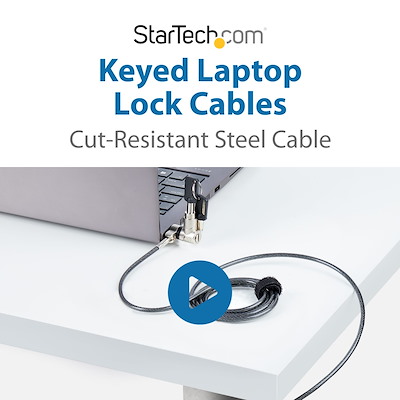 StarTech.com Nano Slot Laptop Cable Lock Combination
