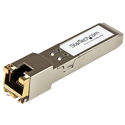 Brocade XBR-000190 Compatible SFP Module - 1000BASE-T - SFP to RJ45 Cat6/Cat5e - 1GE Gigabit Ethernet SFP - RJ-45 100m