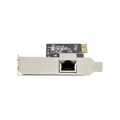 1-Port Gigabit PCIe Network Adapter Card, Low-Profile NIC, 10/100