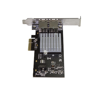 2ポート10GBase-T増設PCIe LANカード NBASE-T対応 - ネットワーク 