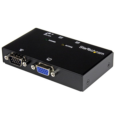 Extendeur vidéo VGA sur Cat5 à 2 ports - Transmetteur / prolongateur VGA jusqu'à 150 m