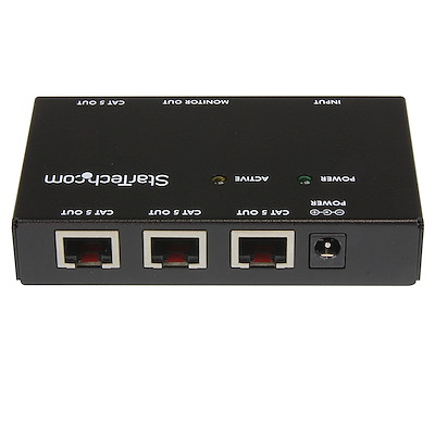StarTech.com Cat5ケーブル対応8ポートVGAディスプレイエクステンダー延長器(送信機のみ) カテゴリ5 LANケーブルにて最大150m延長 最大8分配可能 2mvetro Cat5対応VGAビデオディスプレイ延長器/エクステンダーセット