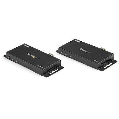 HDMI Over Fiber Extender (LC) - 4K 60Hz HDMI 2.0 - 3300ft (1km) over Single Mode - 1000ft (300m) over Multimode Fiber Optic Cable - Transmitter/Receiver AV Converter Kit