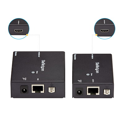 HDBaseT対応HDMIエクステンダー／カテゴリ5e & 6 PoE対応／4K - HDMI 