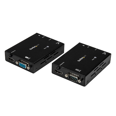 Extender  HDMI su Cat5e / CAT6 - Estensione fino a 70m - Certificato HDBaseT - Estensione HDMI via cavo Ethernet - Estensione IR - HDMI Booster