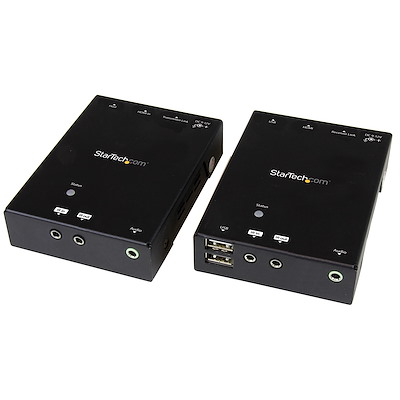 HDMI over CAT5e of CAT6 HDBaseT Extender met USB Hub en IR - 90m - tot 4K 210