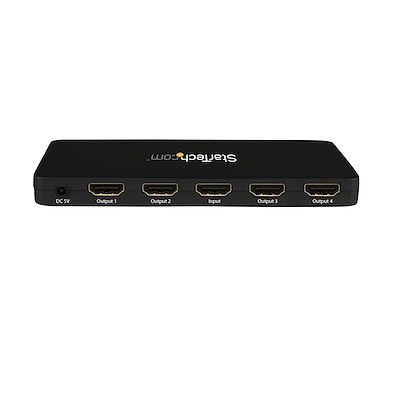 Splitter HDMI 1 Entrée / 4 Sorties KiWiBiRD - 4K 30Hz, 1080p, 3D, HDCP 1.4 - Compatible PC, PS4, PS5, TV Box, Projecteur