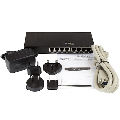 8 Port VGA Video Extender over Cat 5 (UTPE Series)