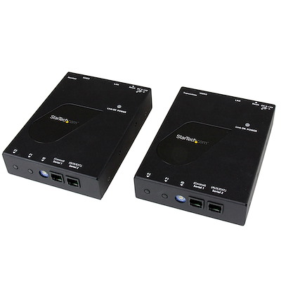 Kit Extendeur HDMI sur IP Gigabit Ethernet, 100 m - Prolongateur HDMI Cat 6 - 1080p