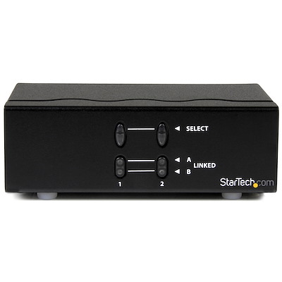 Conmutador VGA de 2 Puertos 2x2 con Audio StarTech.com ST222MXA