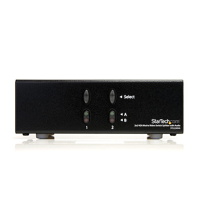 Conmutador VGA de 2 Puertos 2x2 con Audio StarTech.com ST222MXA