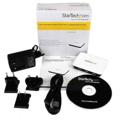 StarTech.com Adaptateur réseau USB 3.0 vers 2 ports Gigabit Ethernet -  Convertisseur USB vers 2x RJ45 avec port USB intégré - Noir - Adaptateur  réseau - USB 3.0 - GigE - 1000Base-T 