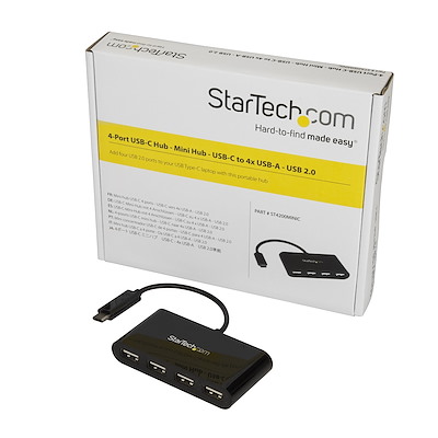 StarTech.com Adaptador Concentrador HUB Ladrón USB 2.0 4 Puertos Reforzado  Industrial con Alimentación - hub - 4 puertos - ST4200USBM : Almacen  Informatico