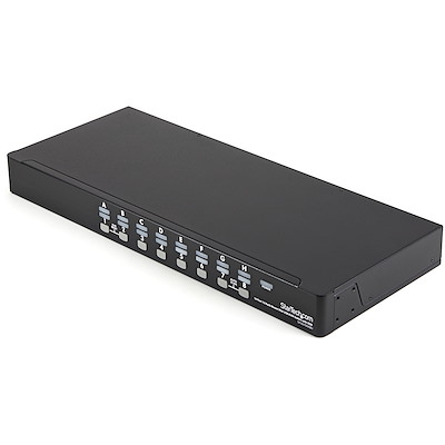 16-poort 1U-Rack USB KVM-switch met OSD en Bekabeling