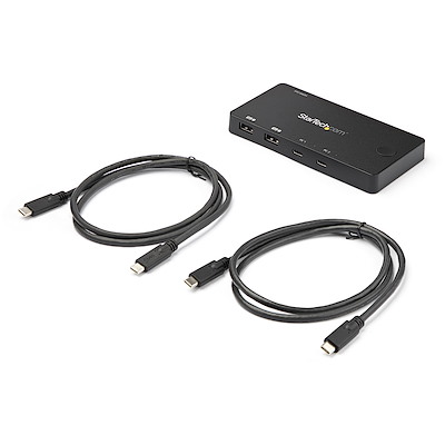 2ポートUSB-Cパソコン切替器 4K60Hz HDMI コンパクト バスパワー - KVM