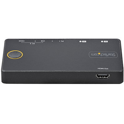 分配器・切替器 StarTech Hybrid KVM Switch 4K 60Hz Amazon.com: StarTech.com 2-Port Hybrid USB-C DisplayPort Cable KVM