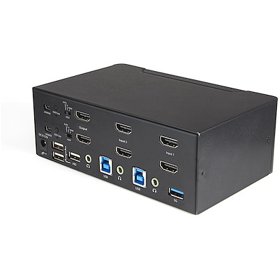 Dual Monitor KVM Switch USB 3.0 HDMI KVM Switch for 2 Monitors 3
