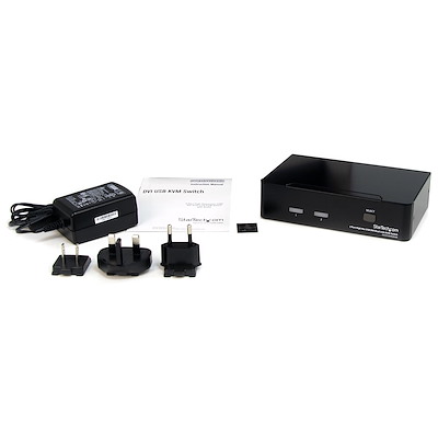 2 Port High Res USB DVI Audio KVM Switch - StarTech.com