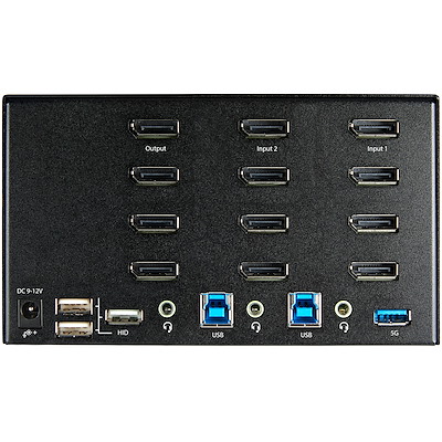 2-Pt Quad Monitor DisplayPort KVM Switch - KVM Switches | Server