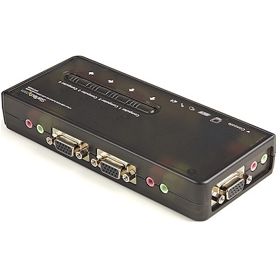 StarTech.com Kit commutateur KVM USB VGA à 2 ports avec audio et câbles -  ref: SV211KUSB Concentrateurs & Commutateurs Disponible