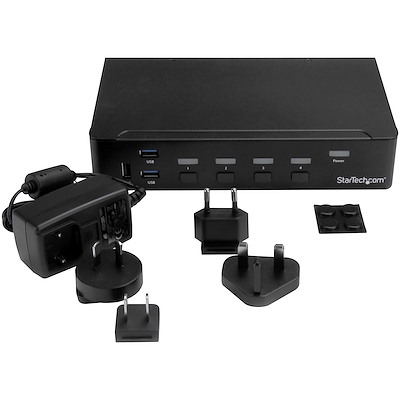 4-Port DisplayPort KVM - USB 3.0 - 4K - KVM Switches - StarTech.com