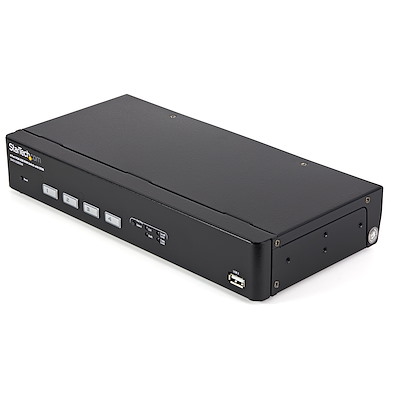 StarTech.com 4-Port USB VGA KVM Switch with DDM Fast Switching Technology and Cables SV431USBDDM