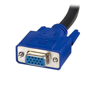 15 ft 2-in-1 Universal USB KVM Cable