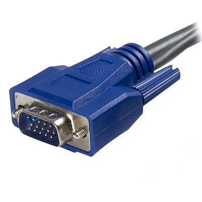 10ft KVM Switch Cable 10ft VGA KVM Cable SVUSB2N1_10 StarTech.com 10 ft 2-in-1 Universal USB KVM Cable ,Black 10ft USB KVM Cable 