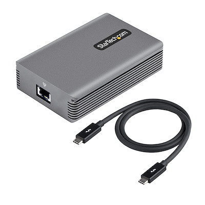 Thunderbolt 3対応パソコンに高速10Gbpsイーサネットネットワーク接続