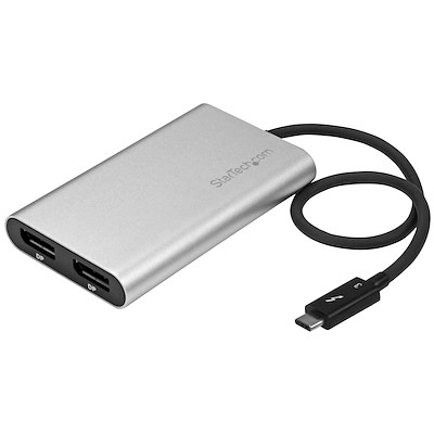 Thunderbolt 3 to Dual DisplayPort Adapter - 4K 60 Hz - Windows Only Compatible