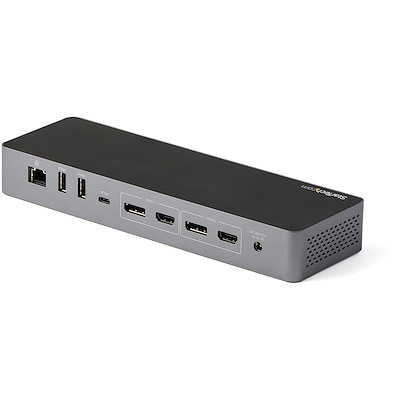 Thunderbolt 3 Dock w/ USB-C Host Compatibility - Dual 4K 60Hz DisplayPort  1.4 or Dual HDMI 2.0 Monitors - Single 8K - TB3/USB-C Laptop Docking  Station 