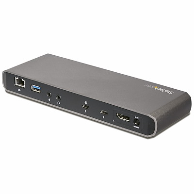 StarTech.com Thunderbolt 3 ドック/サンダーボルト3ドッキングステーション/4K60Hzデュアルモニタ(DisplayPor Thunderbolt 3 Dock w&frasl; USB-C Host Compatibility - Dual