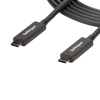 For Thunderbolt 3 Data Cable 10/40Gbps Soft USB-C Charging Cord Line Emark Chip - no Emark chip Color: 10G Lysee Data Cables 
