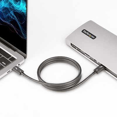 Type C To Type C Cavo Video 8k Cavo Thunderbolt 4 USB C 3M - 40Gbps, 100W PD, Video 8K, Compatibile Con MacBook, IPhone 15 Cavo Usb C 40gbps Cavo Type C