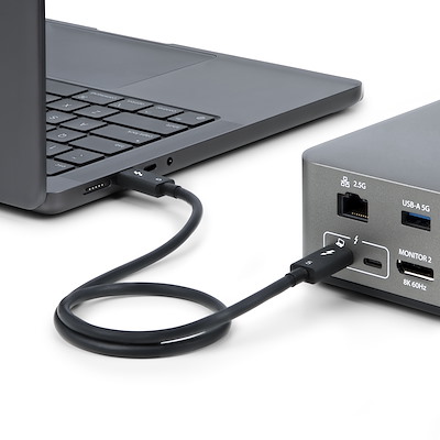 3ft (1m) Thunderbolt 5 Cable, 80Gbps/Up to 120Gbps, 240W PD