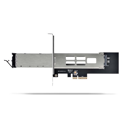 M.2 NVMe SSD naar PCIe x4 Hot Swap Drive Bay voor PCI Express Expansion Slot, Installatie zonder Gereedschap, PCIe 4.0/3.0 Mobiele Rack/ Backplane, Vergrendelbaar (M2 REMOVABLE PCIE N1