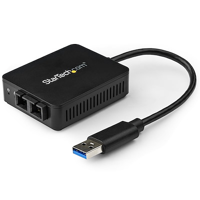 USB 3.0 to Fiber Optic Converter - 1000Base-SX SC
