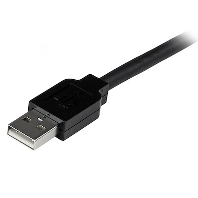Esenlong 10M USB 2.0 Type A Male to Female Extension Extender Cable Cord Black 