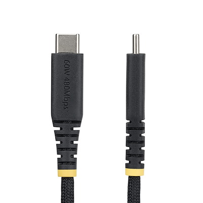 USB-Cケーブル／30cm／USB 2.0／Type-C to Type-C／3A/60W PD／オス